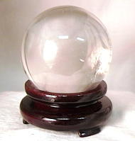 natural clear quartz sphere 2 inch